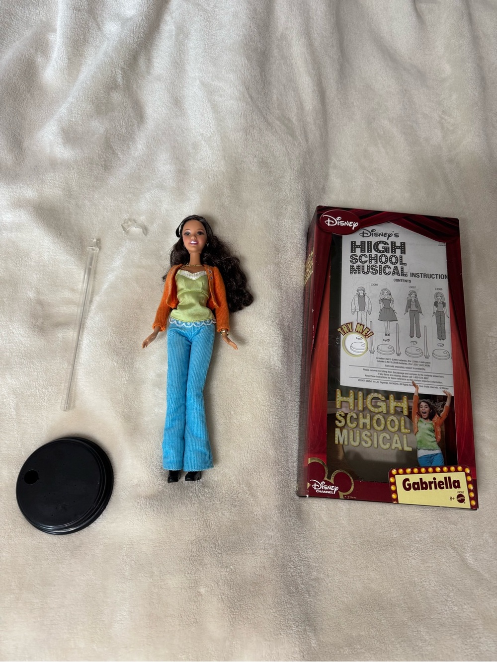 high school musical gabriella doll *DOES NOT SING*